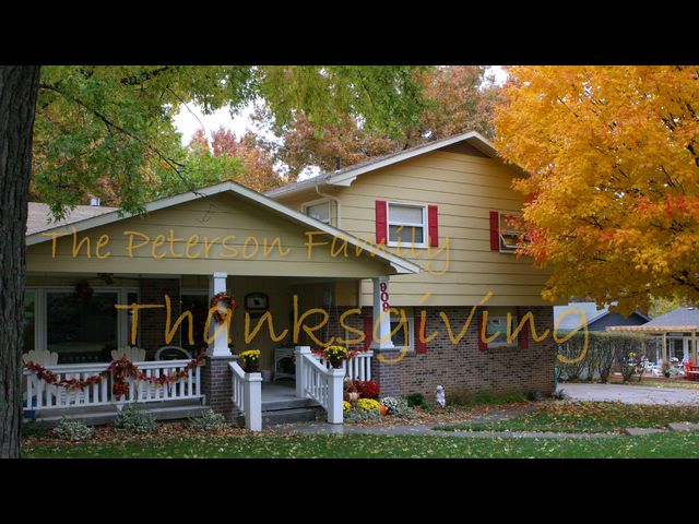 Peterson Family Thanksgiving - 2009